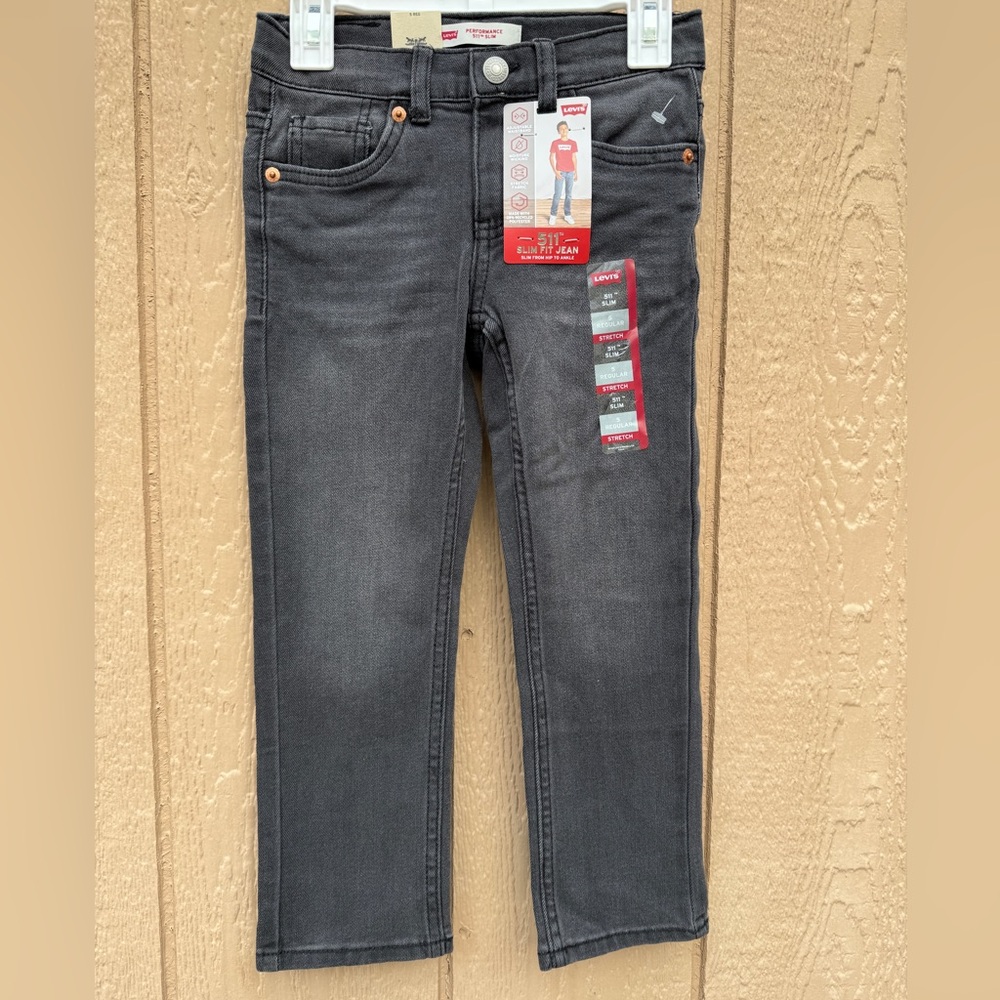 Levi's 511 Slim Fit Performance Jeans for Kids. Sz 5t regular